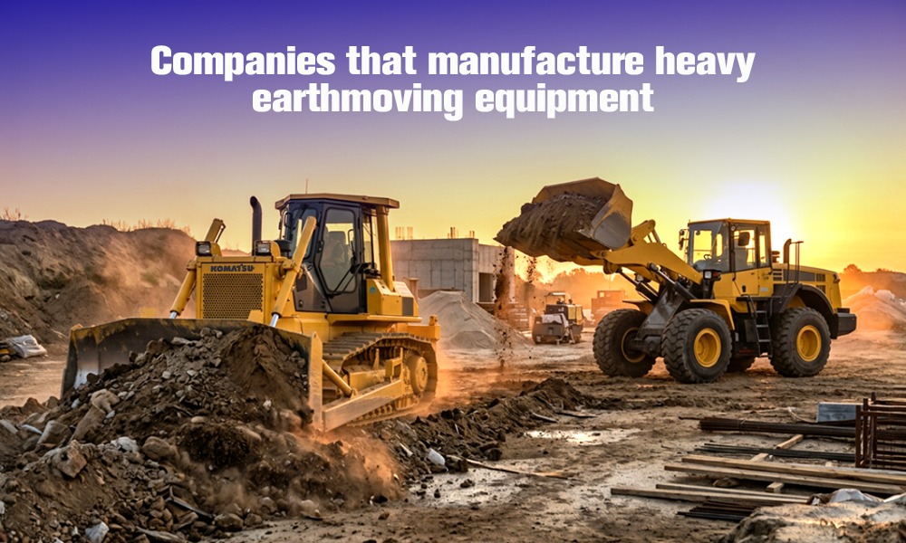 Companies that manufacture heavy earthmoving equipment