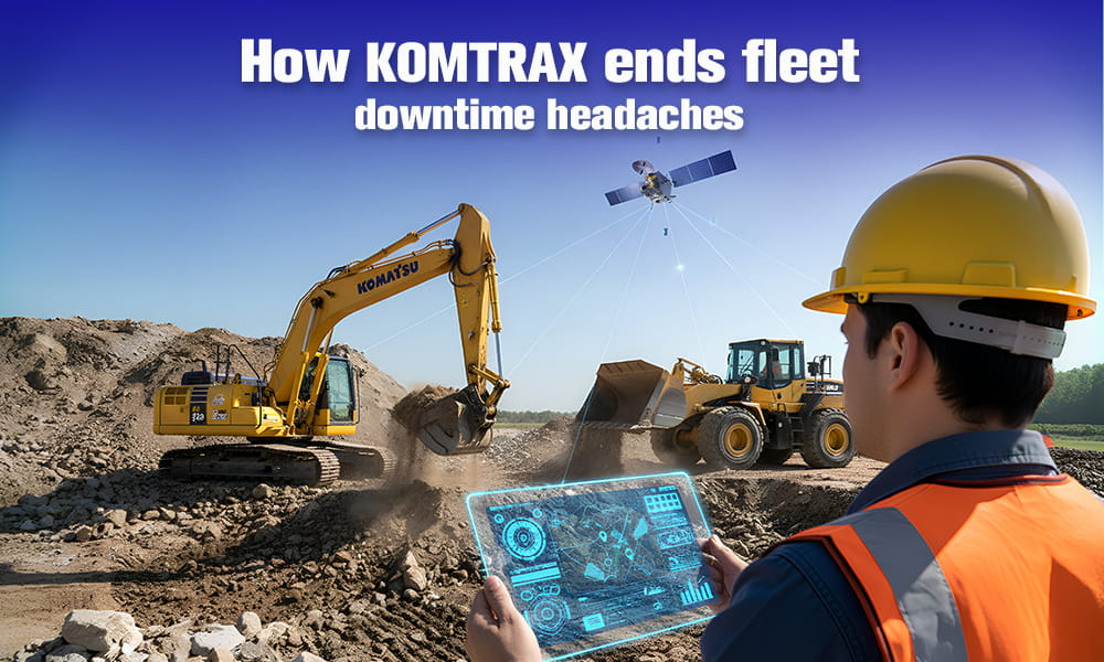 How Komtrax ends fleet downtime headaches