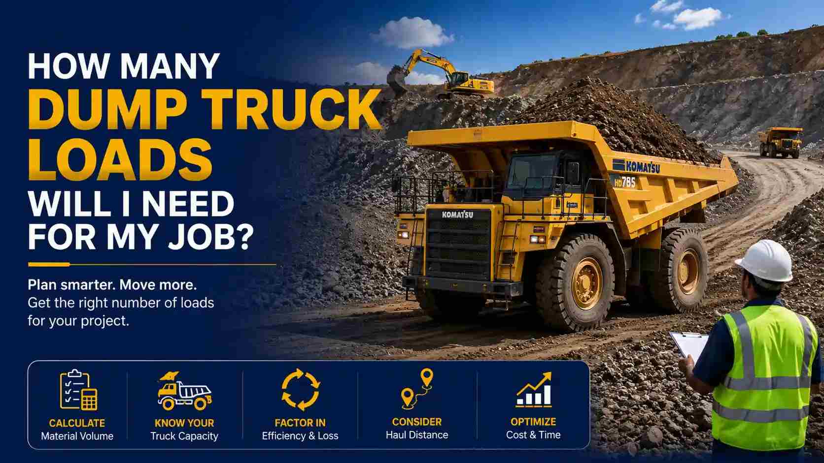 How many dump truckloads will I need for my job?