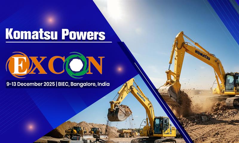 Komatsu Powers Excon 2025: Explore the Machines That Move the Future