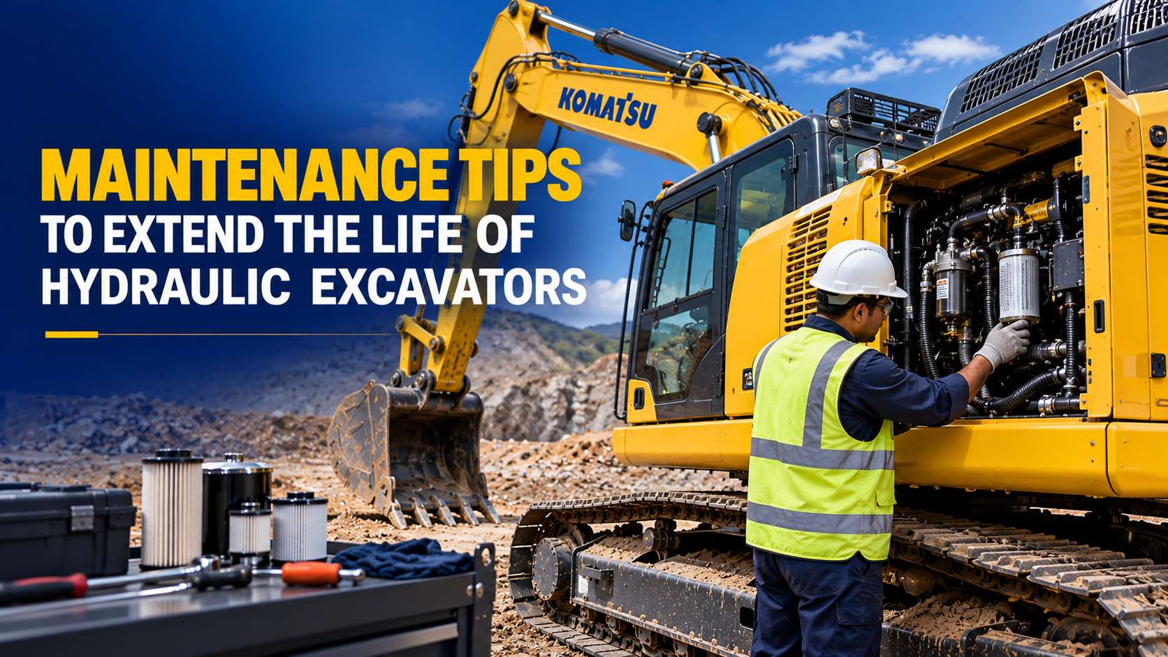 Maintenance tips to extend the life of hydraulic excavators