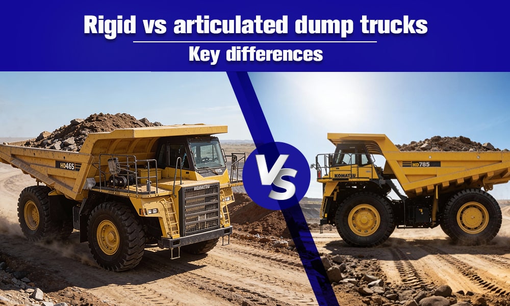 Rigid vs articulated dump trucks: Key differences
