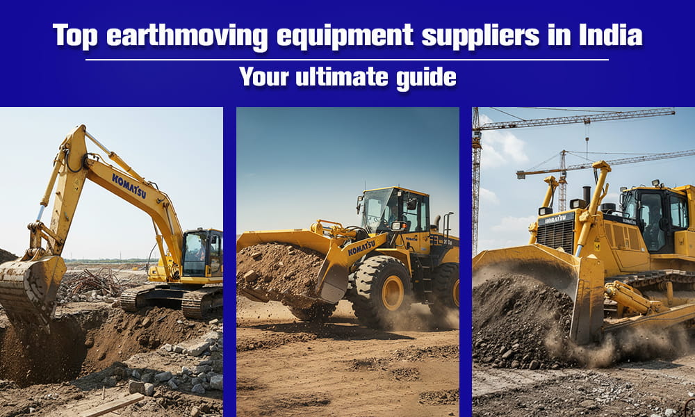 Top earthmoving equipment suppliers in India