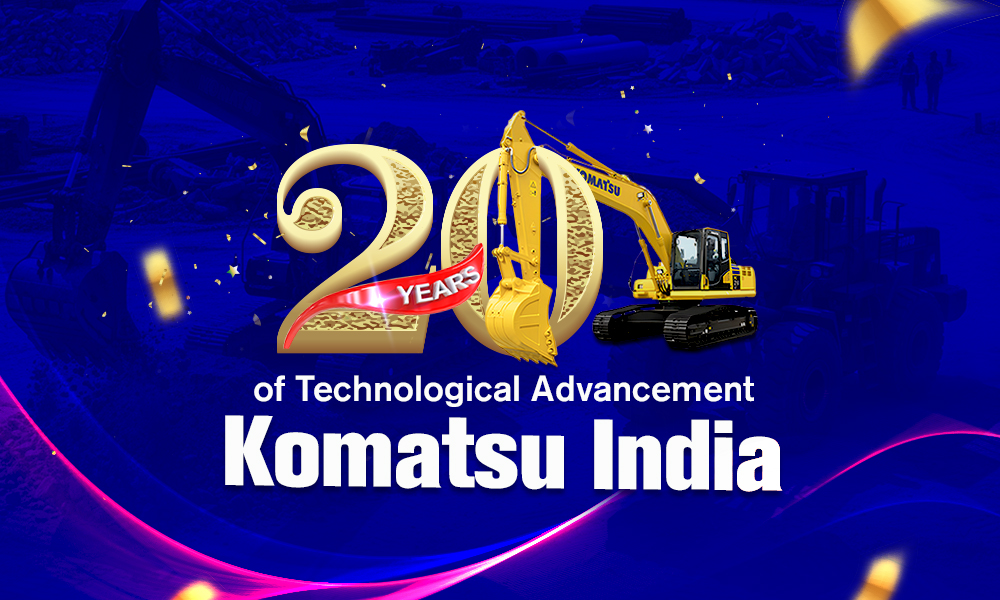Beyond the iron: Celebrating 20 years of technological advancement with Komatsu India 